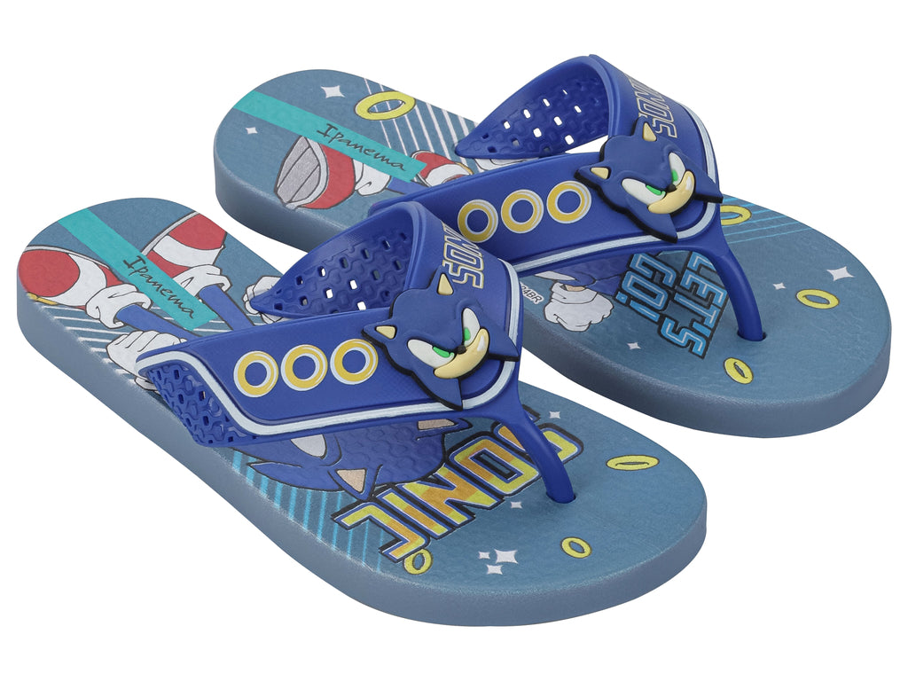 Sandalia Niño Azul Sonic Game Ipanema