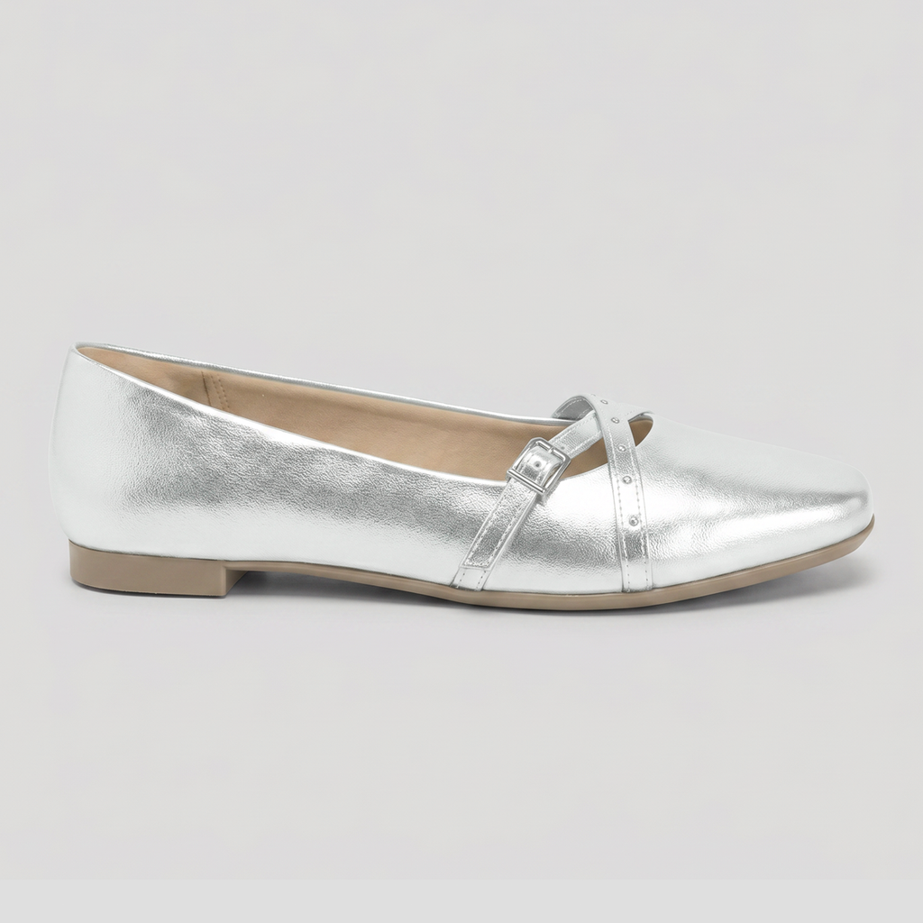 Ballerina Mujer Plata Vanessa Piccadilly