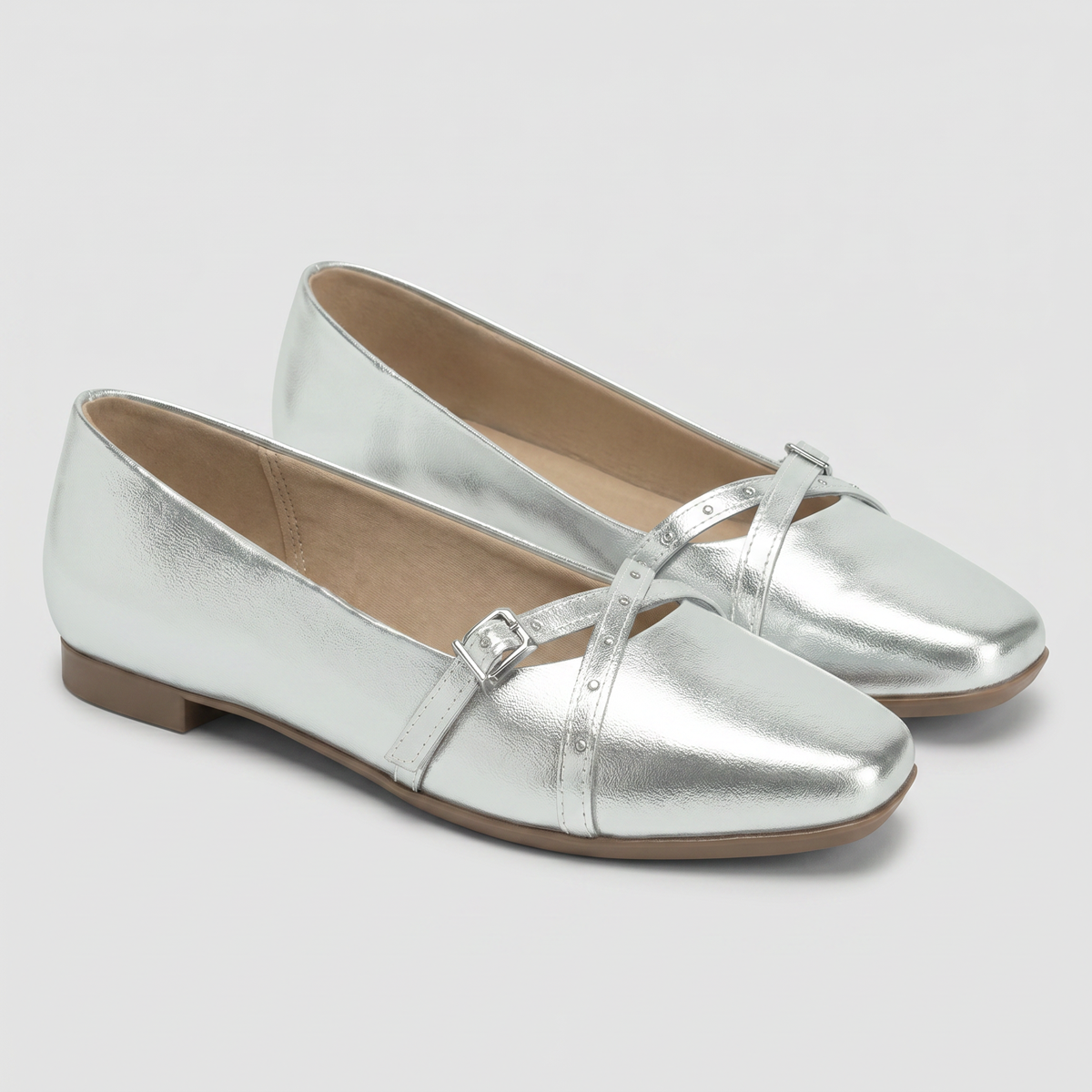 Ballerina Mujer Plata Vanessa Piccadilly