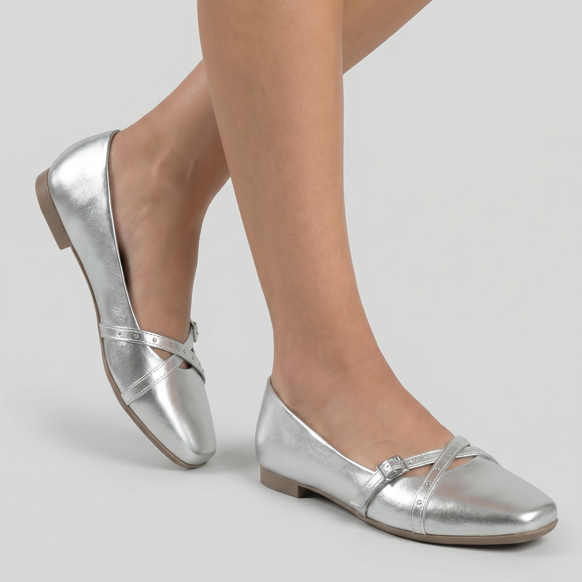 Ballerina Mujer Plata Vanessa Piccadilly