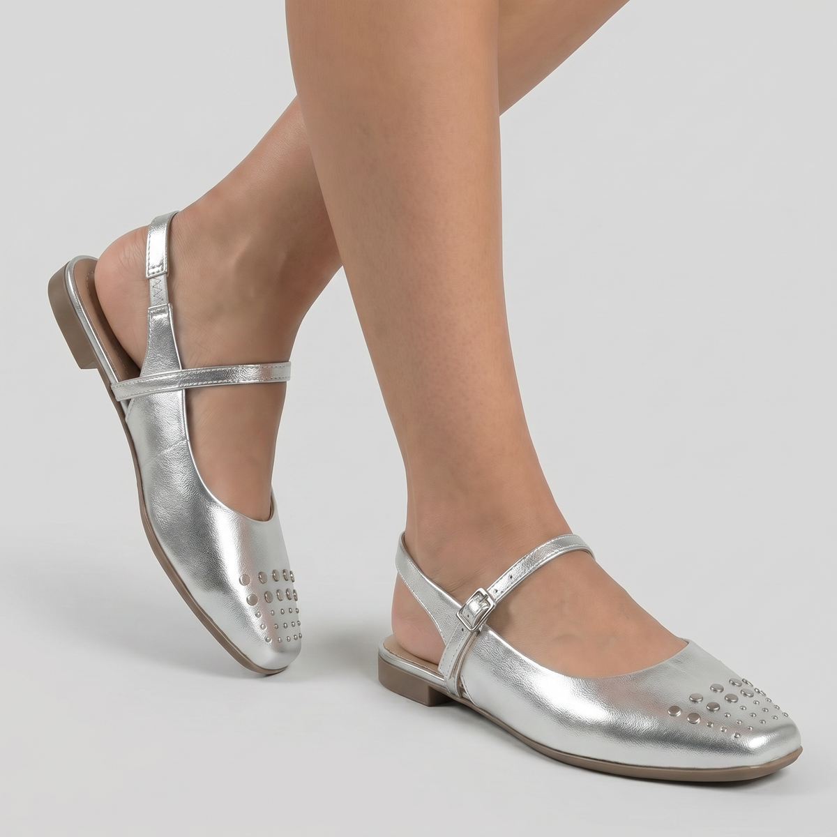Ballerina Mujer Plata Vanessa 87 Piccadilly
