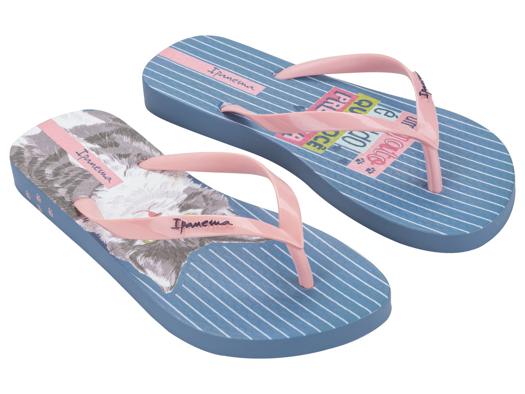 Sandalia Mujer Azul/Rosa Love Pets Ipanema