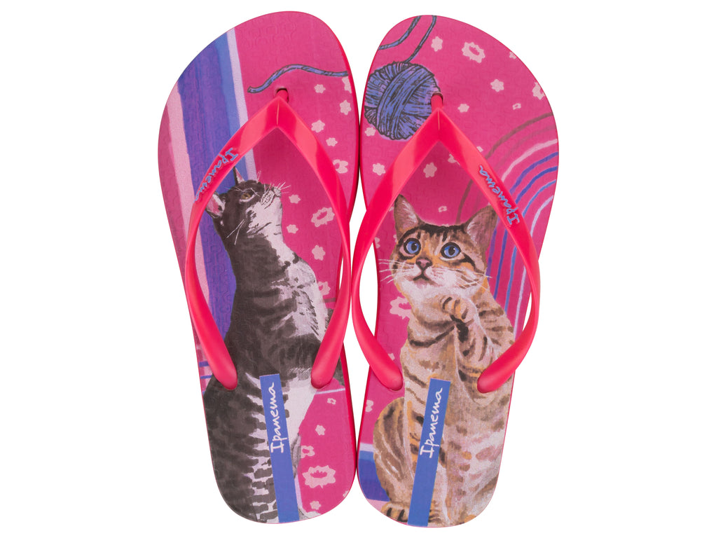 Sandalia Mujer Rosa/Azul Love Pets 122 Ipanema