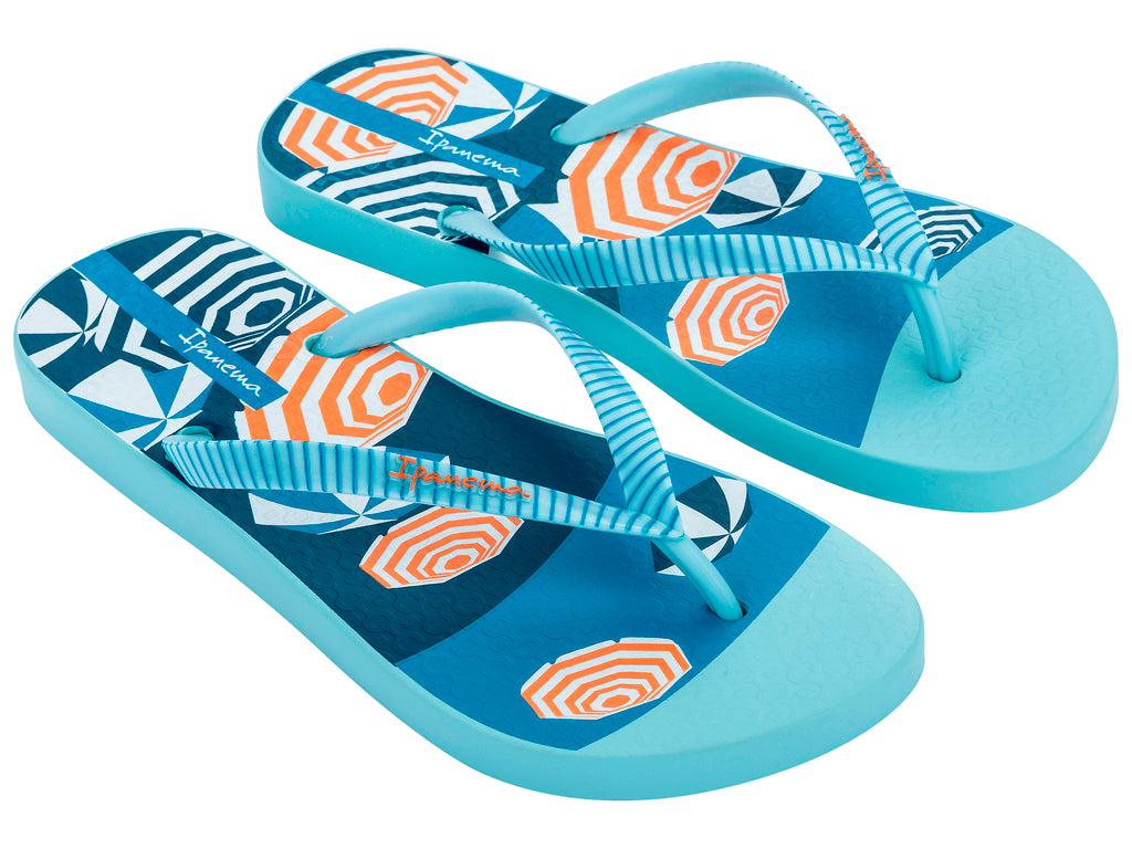 Sandalia Mujer Azul/Naranja Orla Ipanema