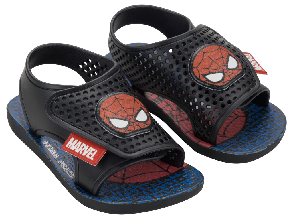 Sandalia Bebé Negro/Rojo Marvel  Ipanema