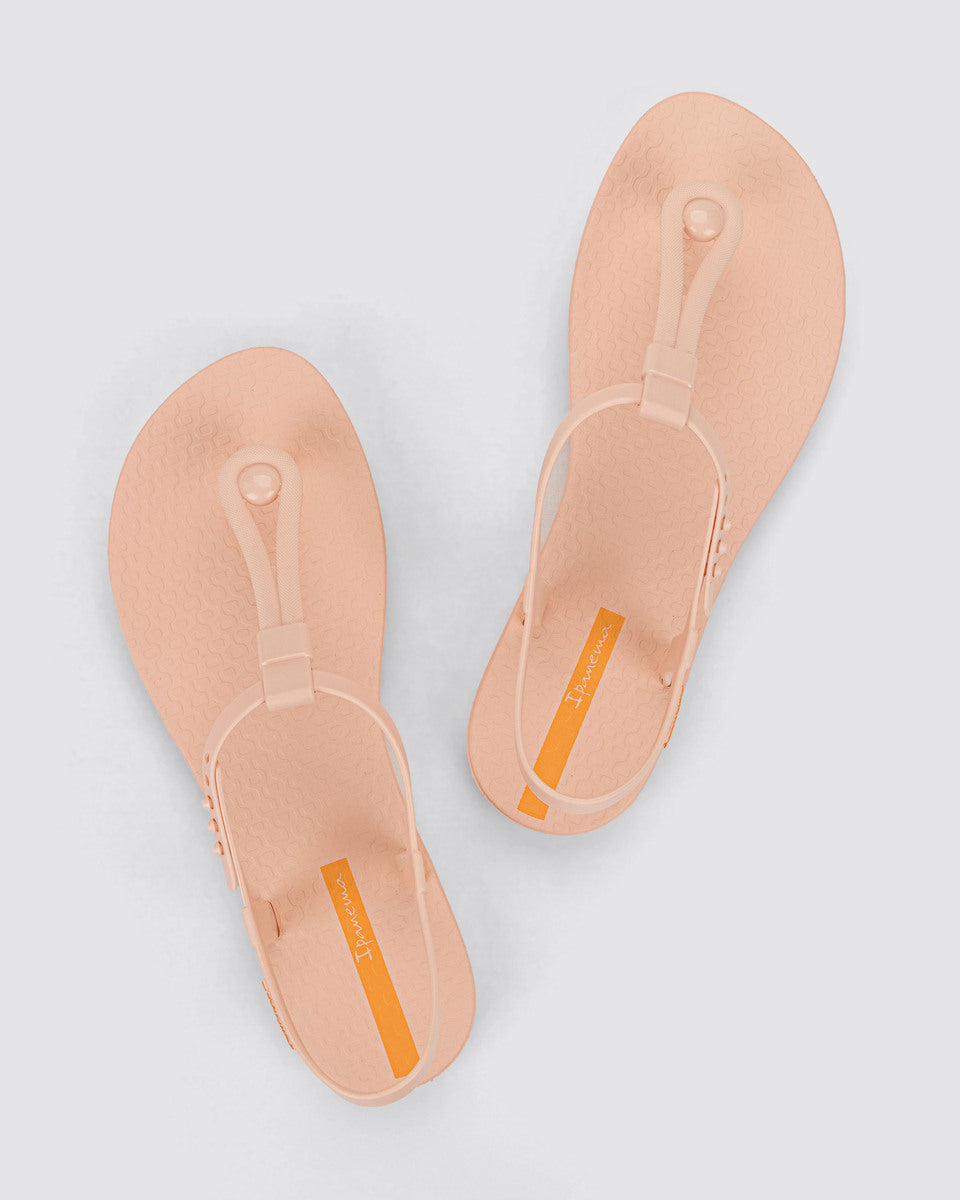 Sandalia Mujer Beige Class Slim Ipanema