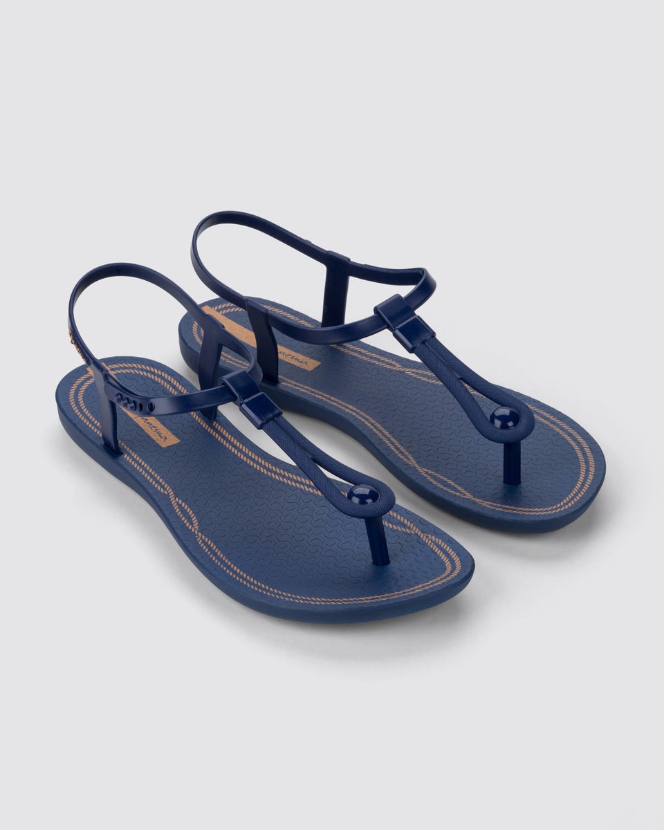 Sandalia Mujer Azul Class Slim Ipanema