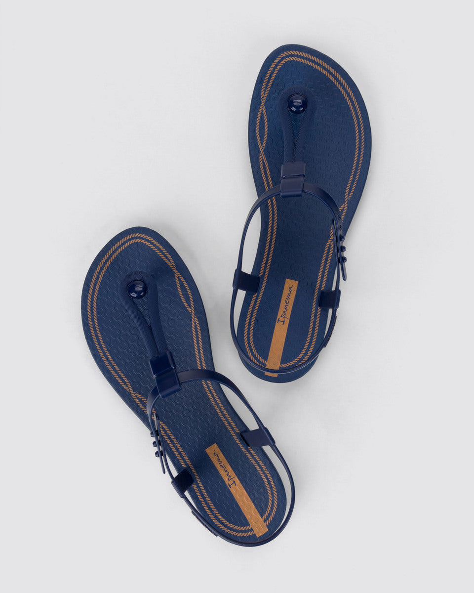 Sandalia Mujer Azul Class Slim Ipanema