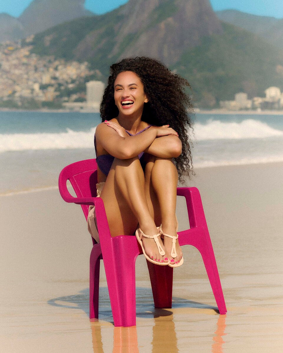 Sandalia Mujer Negro Class Slim 130 Ipanema