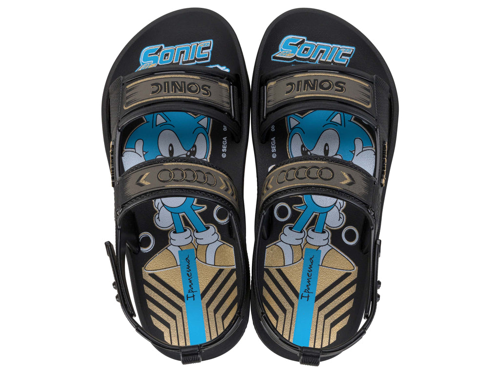 Sandalia Niño Negro Sonic Papete Ipanema