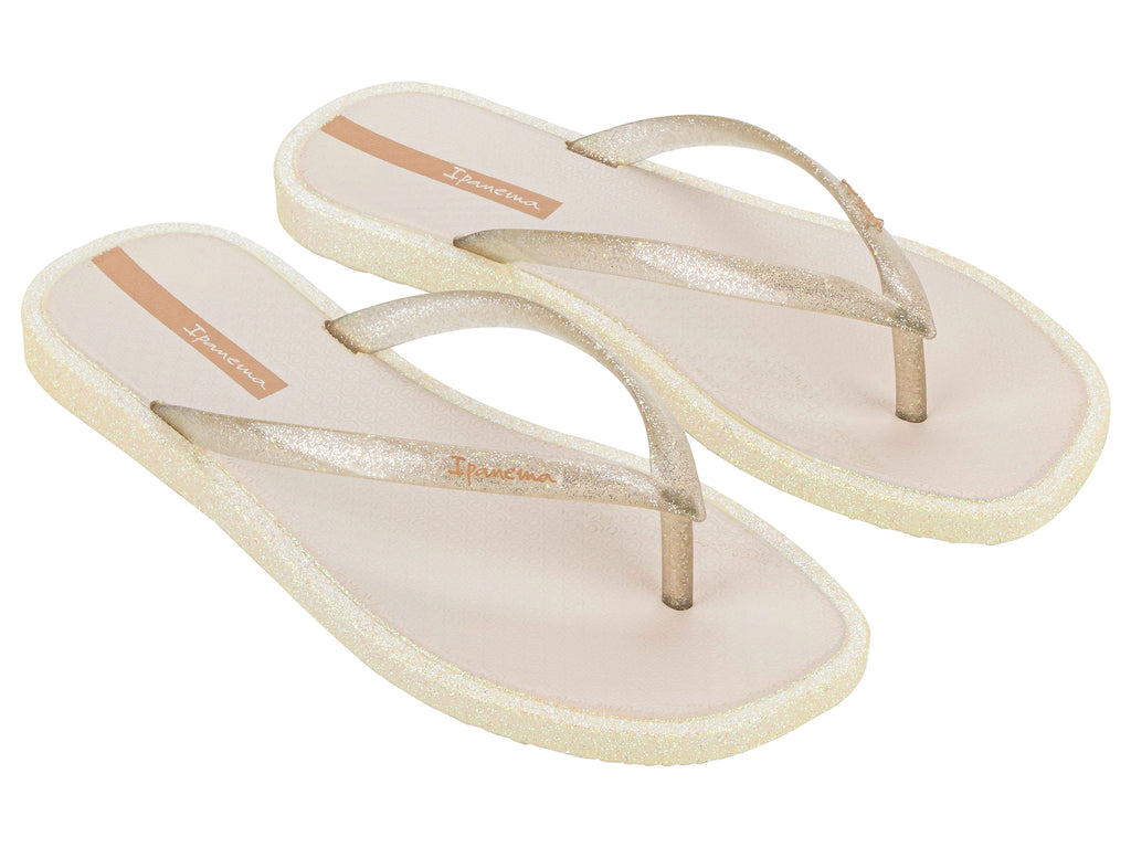 Sandalia Mujer Beige/Glitter Edge Solar Glow Ipanema