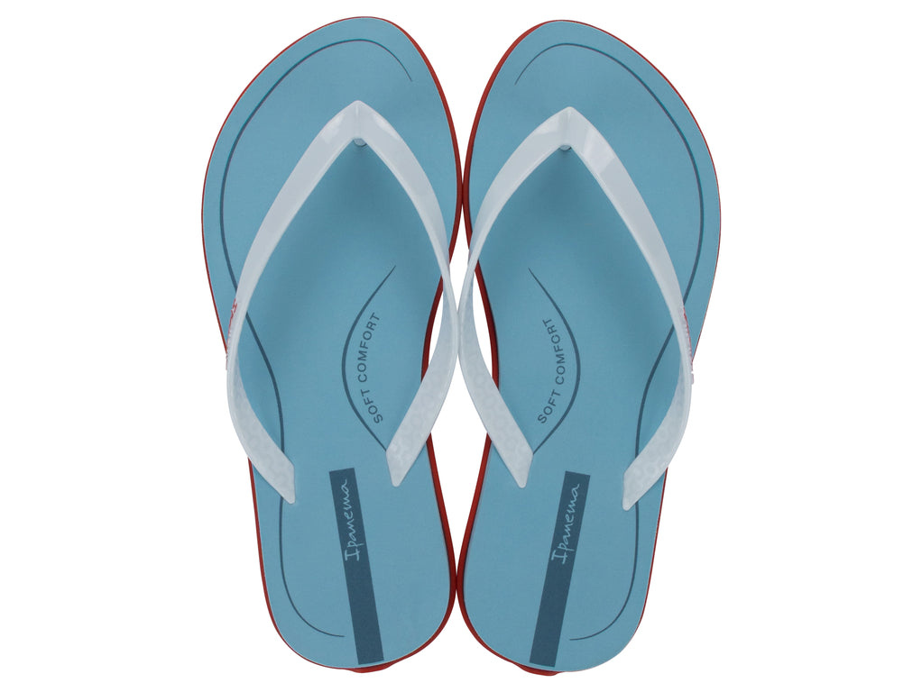 Sandalia Mujer Azul/Blanco Rio Ipanema