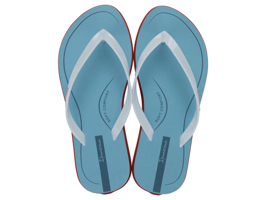 Sandalia Mujer Azul/Blanco Rio Ipanema