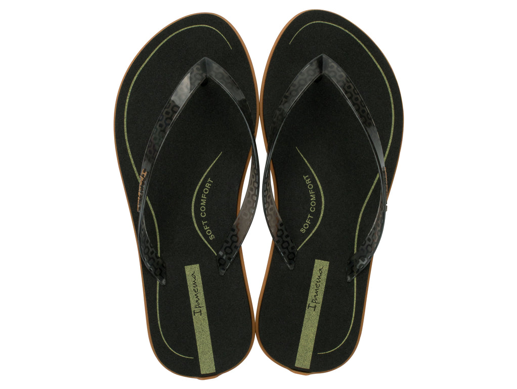 Sandalia Mujer Negro Rio Ipanema