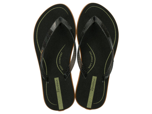 Sandalia Mujer Negro Rio Ipanema