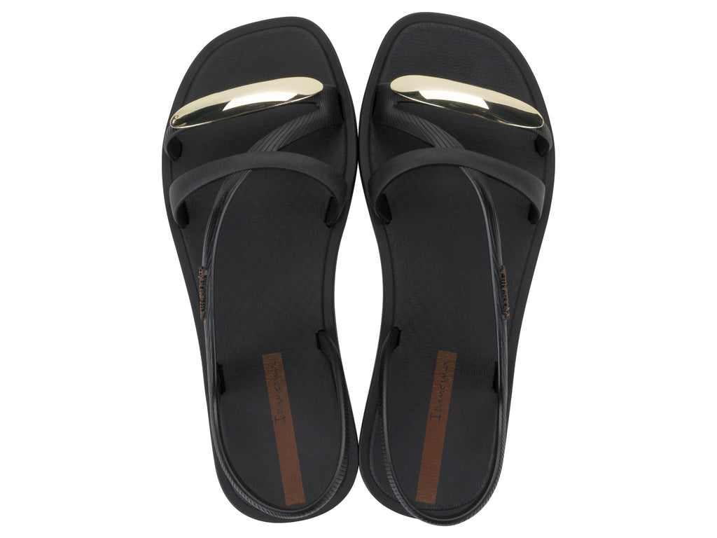 Sandalia Mujer Negro Go Chic Ipanema