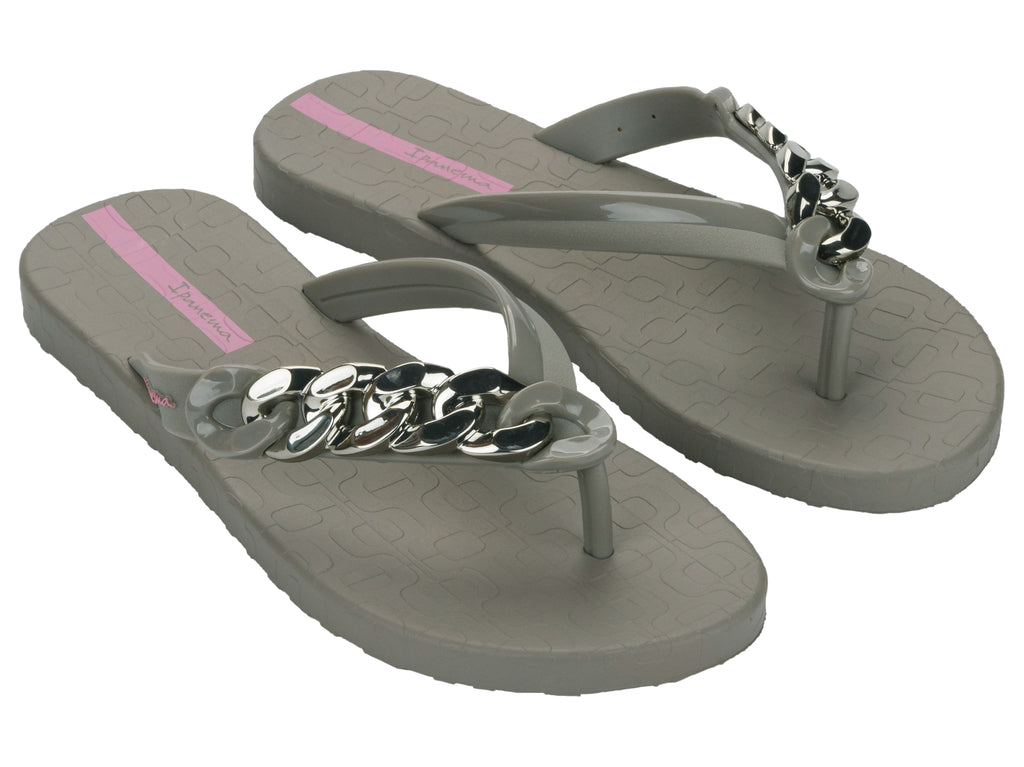 Sandalia Mujer Verde/Gris Metal Glam Ipanema