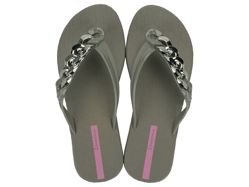 Sandalia Mujer Verde/Gris Metal Glam Ipanema