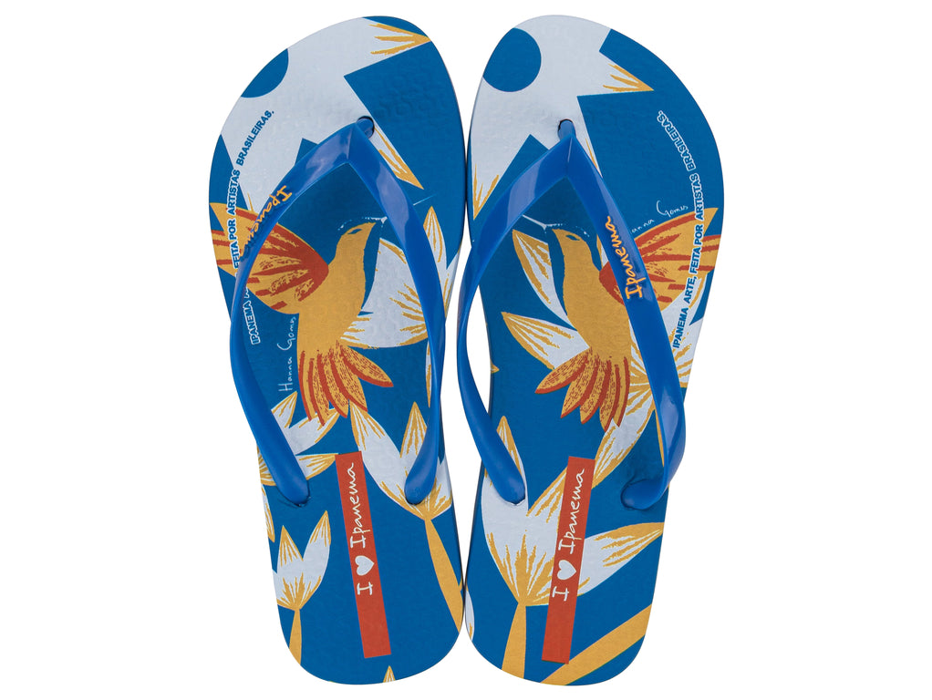 Sandalia Mujer Azul Arte Ad Ipanema