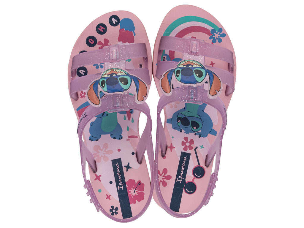 Sandalia Infantil Rosa Stich 102 Ipanema