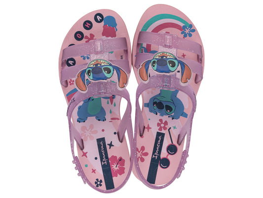 Sandalia Infantil Rosa Stich 102 Ipanema