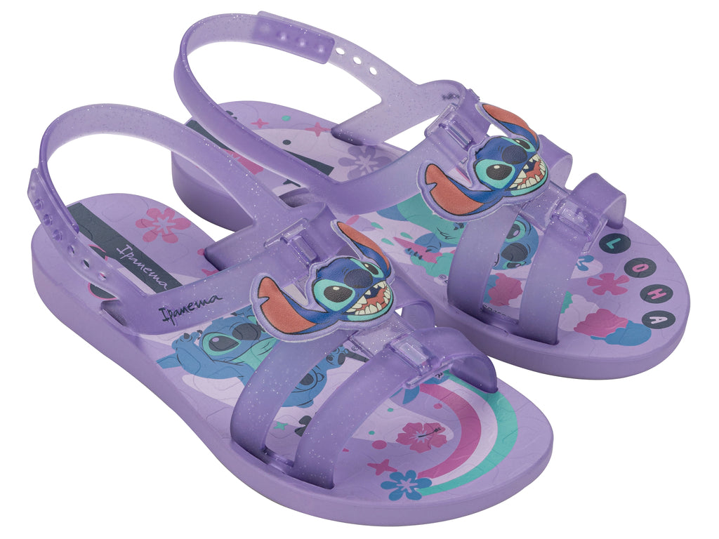 Sandalia Infantil Lila Stich 102 Ipanema