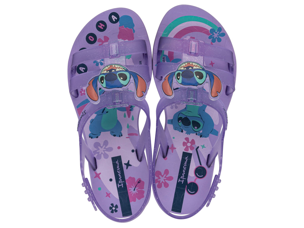 Sandalia Infantil Lila Stich 102 Ipanema
