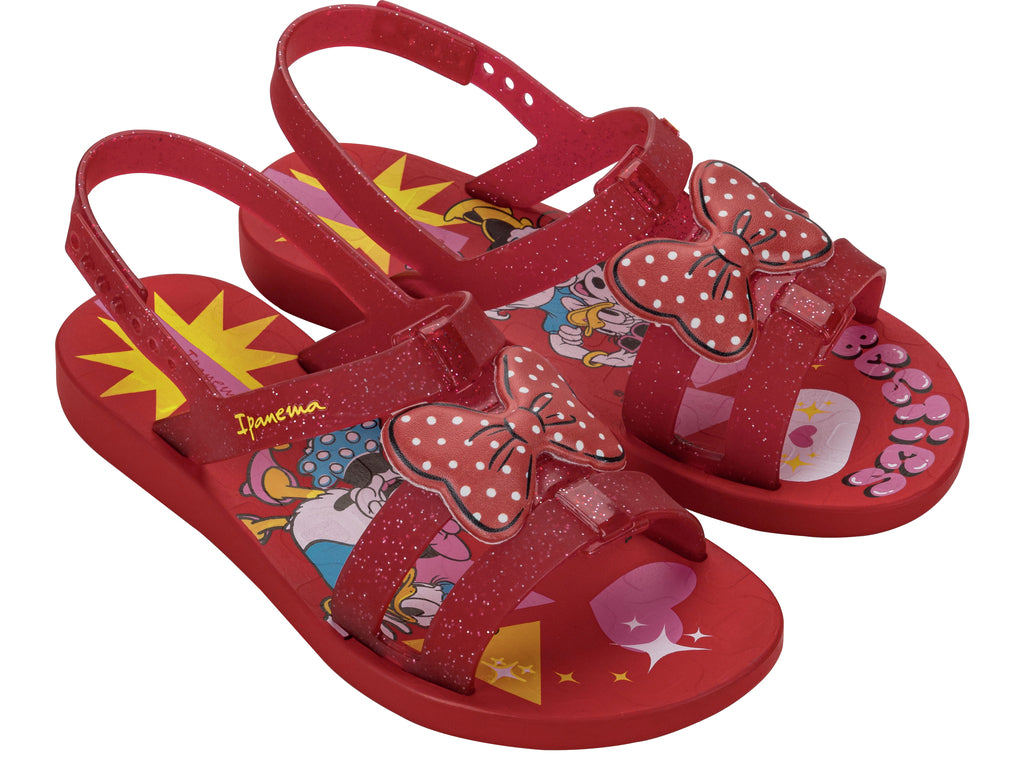 Sandalia Infantil Rojo Minnie 102 Ipanema