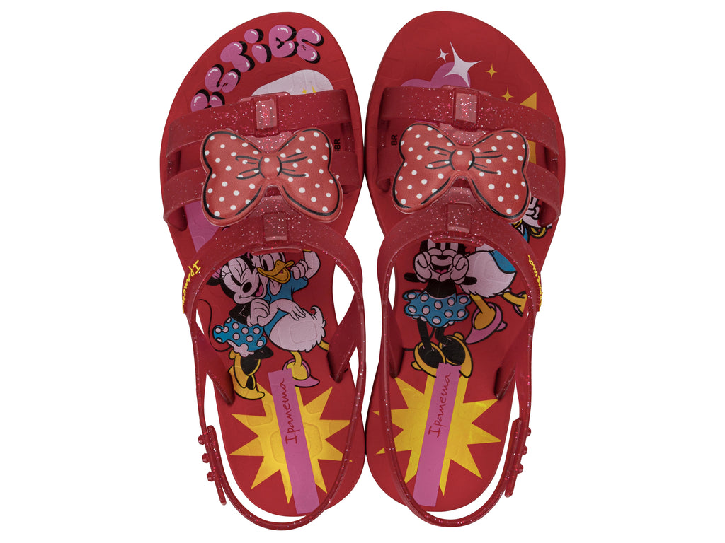 Sandalia Infantil Rojo Minnie 102 Ipanema