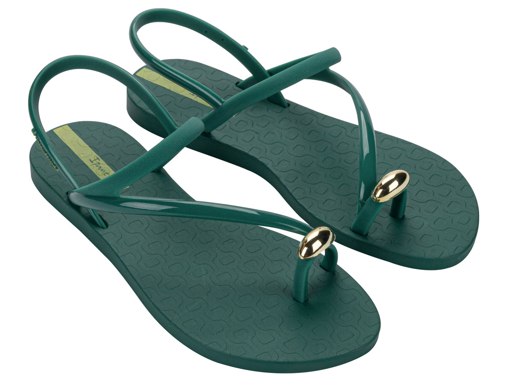 Sandalia Mujer Verde Glam Ring Ipanema