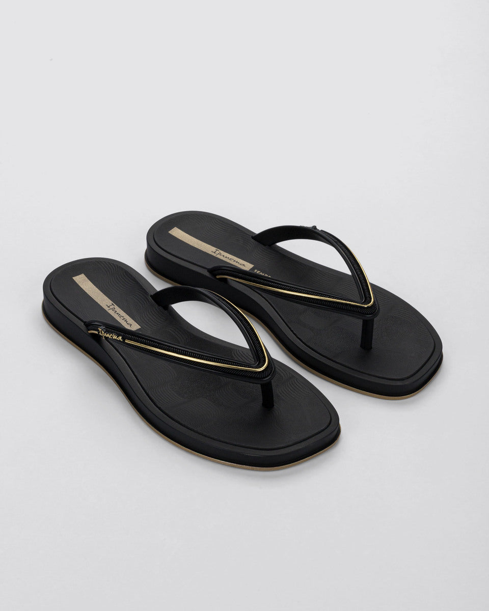 Sandalia Mujer Negro Glow 62 Ipanema