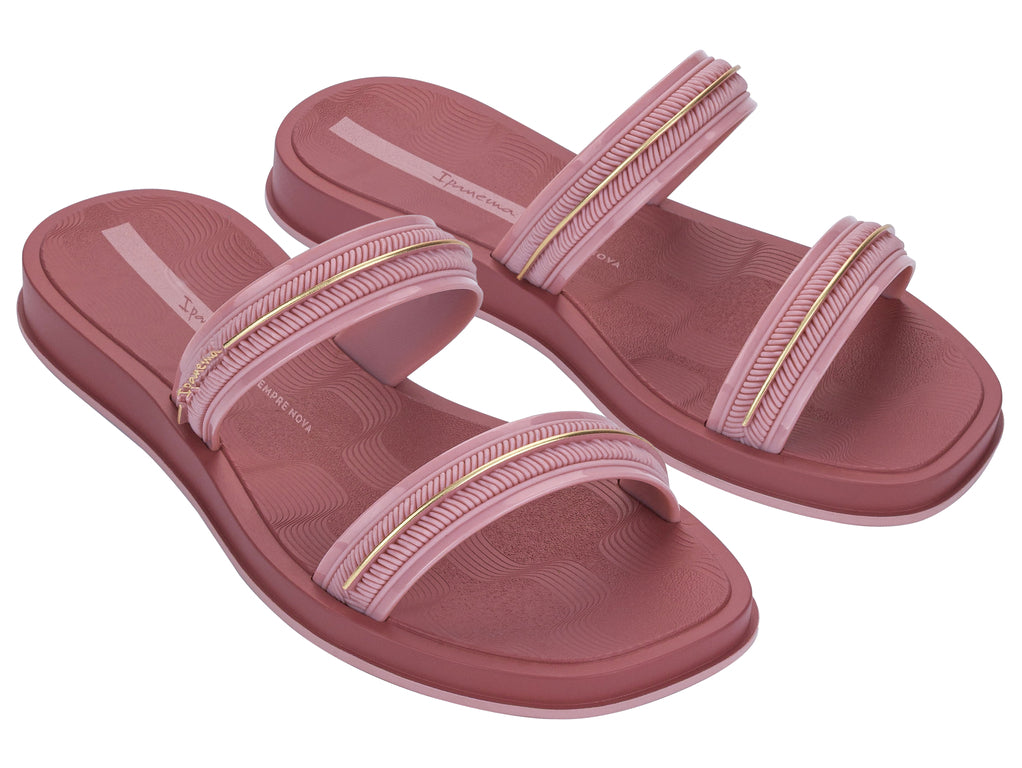 Sandalia Mujer Rosa Glow Slide Ipanema