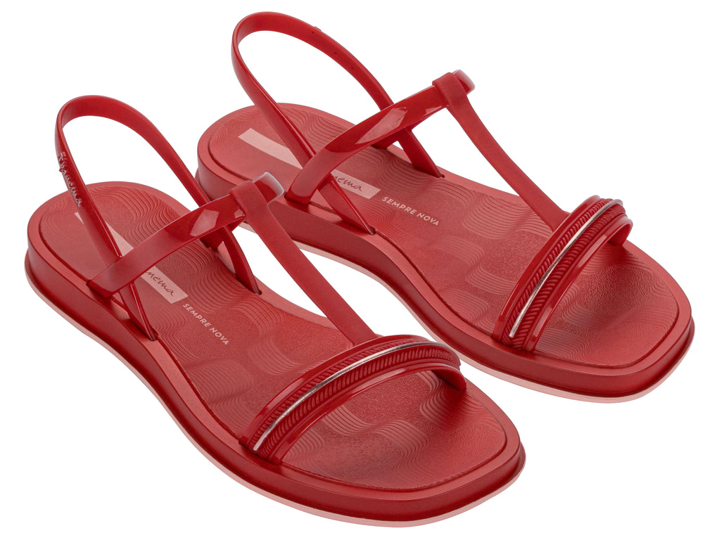 Sandalia Mujer Rojo Glow Sand Ipanema