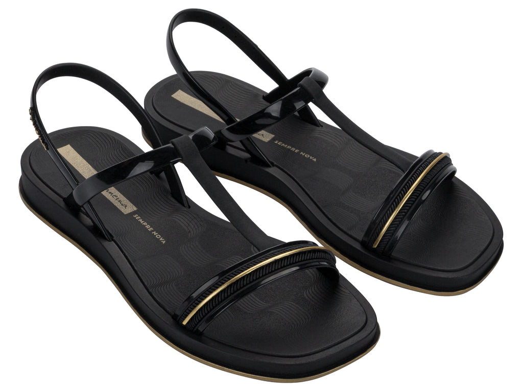 Sandalia Mujer Negro Glow Sand Ipanema