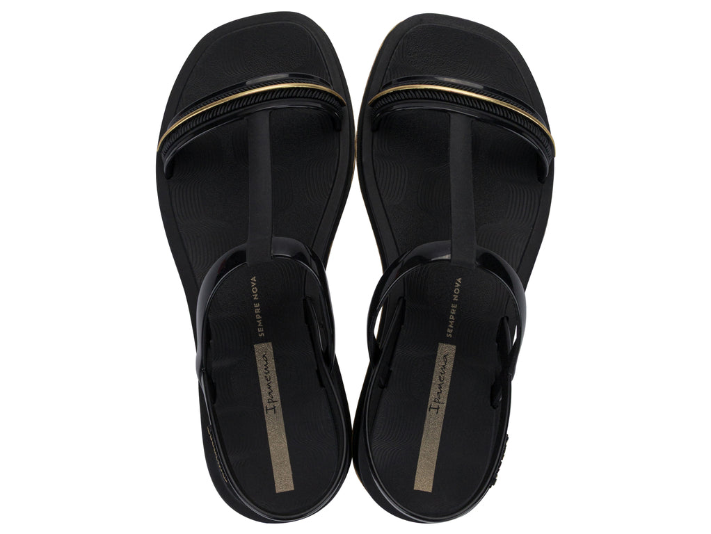 Sandalia Mujer Negro Glow Sand Ipanema