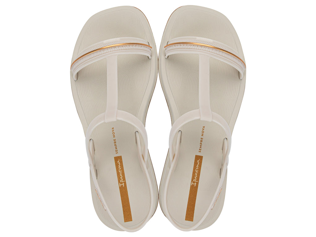 Sandalia Mujer Hueso Glow Sand Ipanema