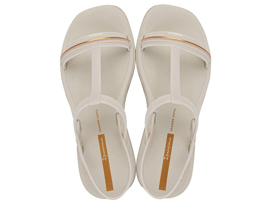 Sandalia Mujer Hueso Glow Sand Ipanema