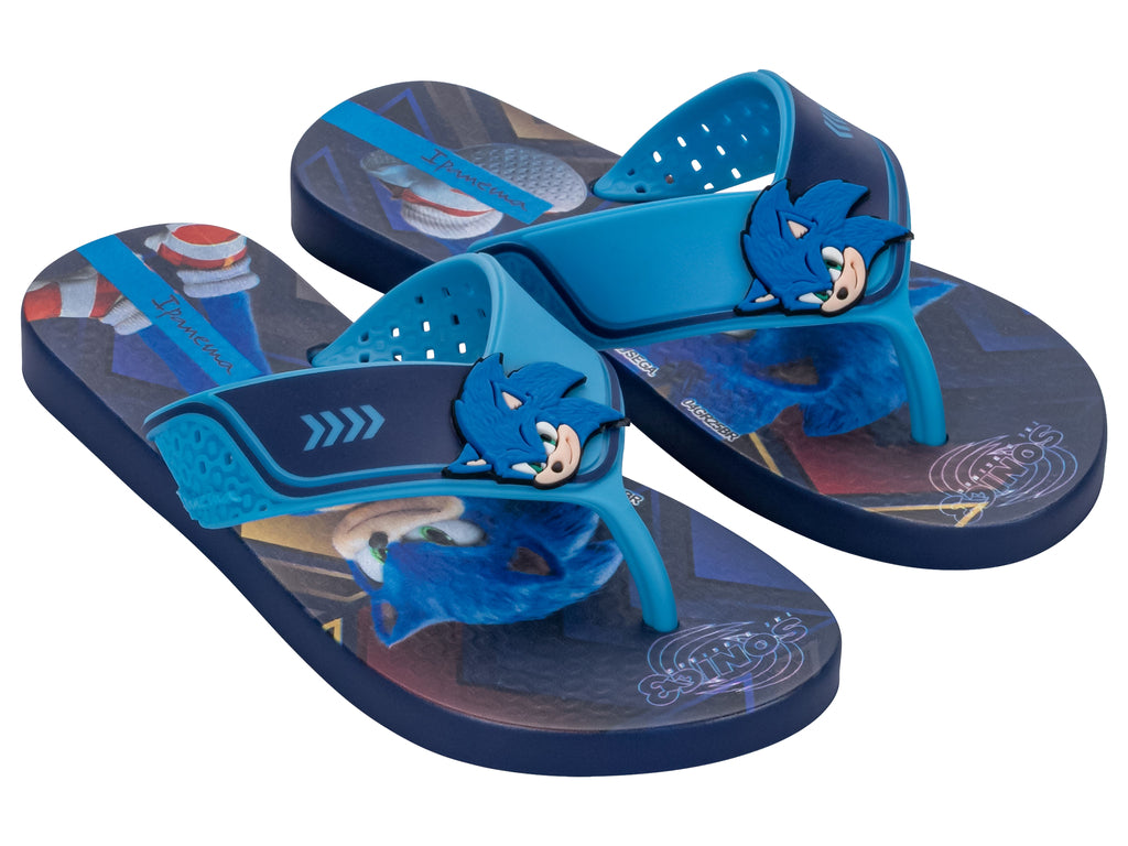 Sandalia Infantil Azul Sonic SpeedRun Ipanema