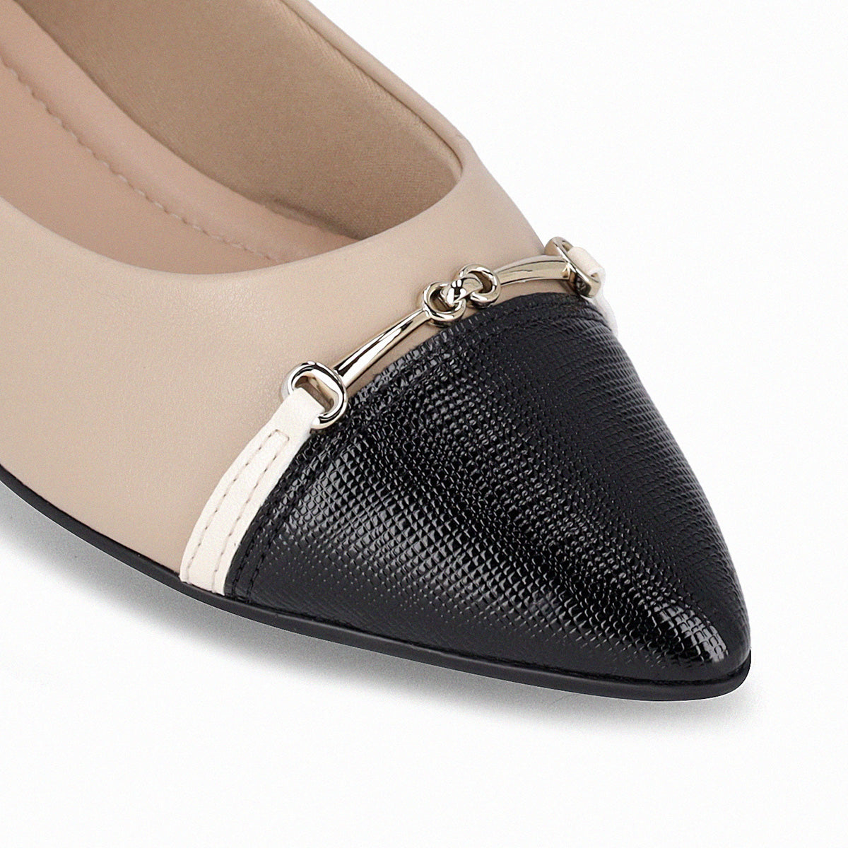 Zapato Mujer Negro/Marfil Ana 629 Piccadilly