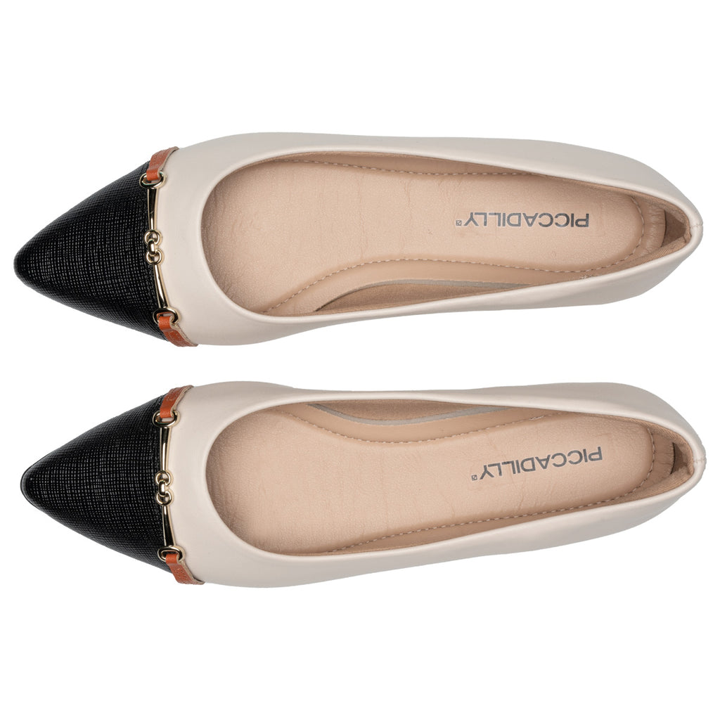 Zapato Mujer Negro/Hueso Ana 629 Piccadilly