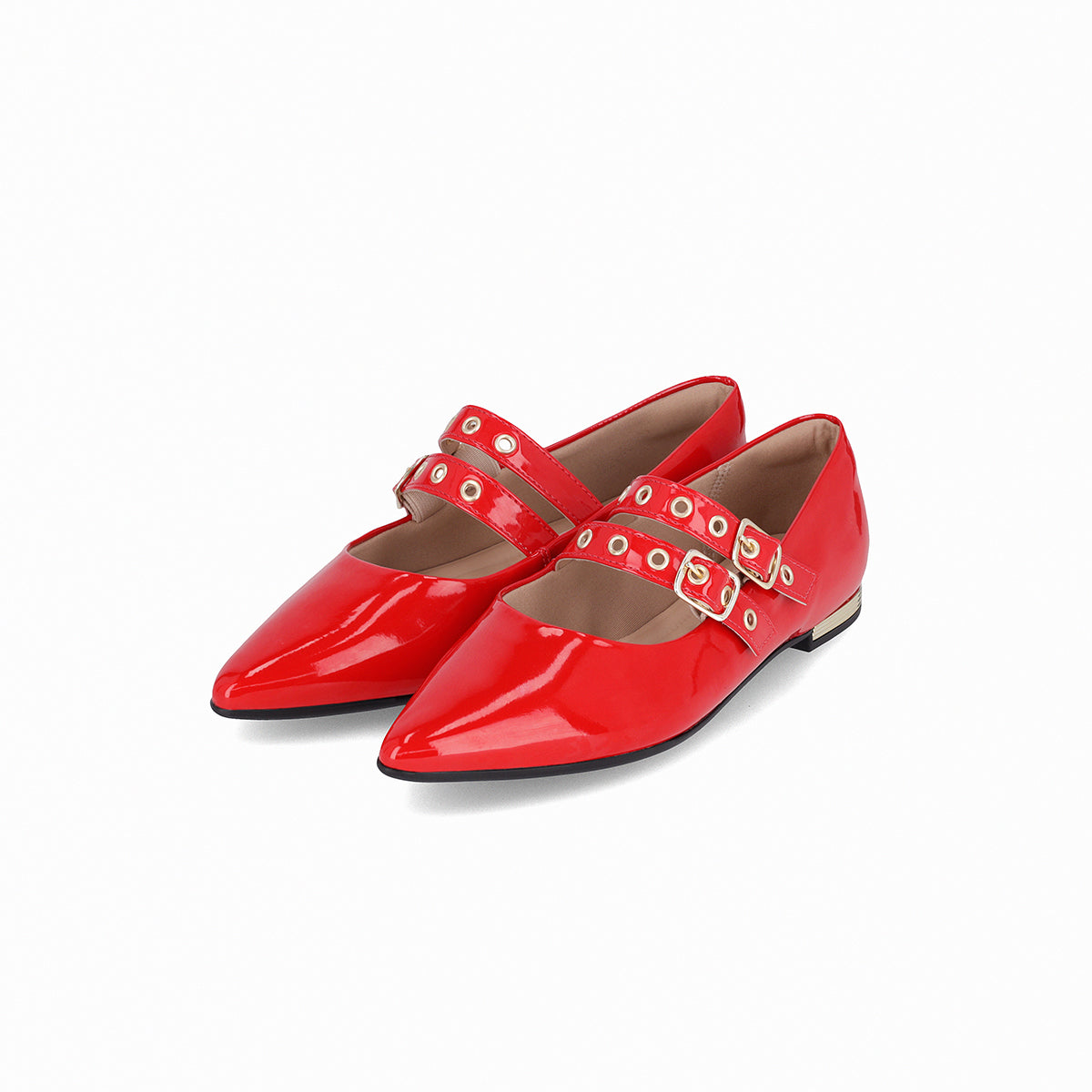 Zapato Mary Jane Ana Rojo
