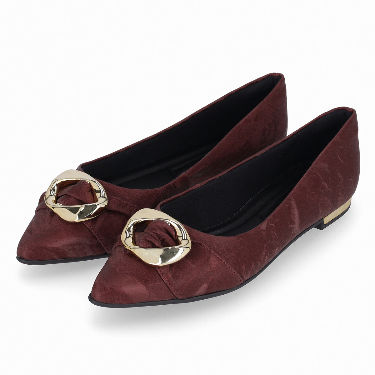 Zapato Mujer Burdeo/Dorado Ana Piccadilly