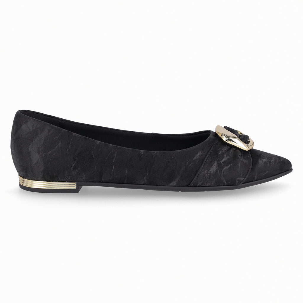 Zapato Mujer Negro/Dorado Ana 01 Piccadilly