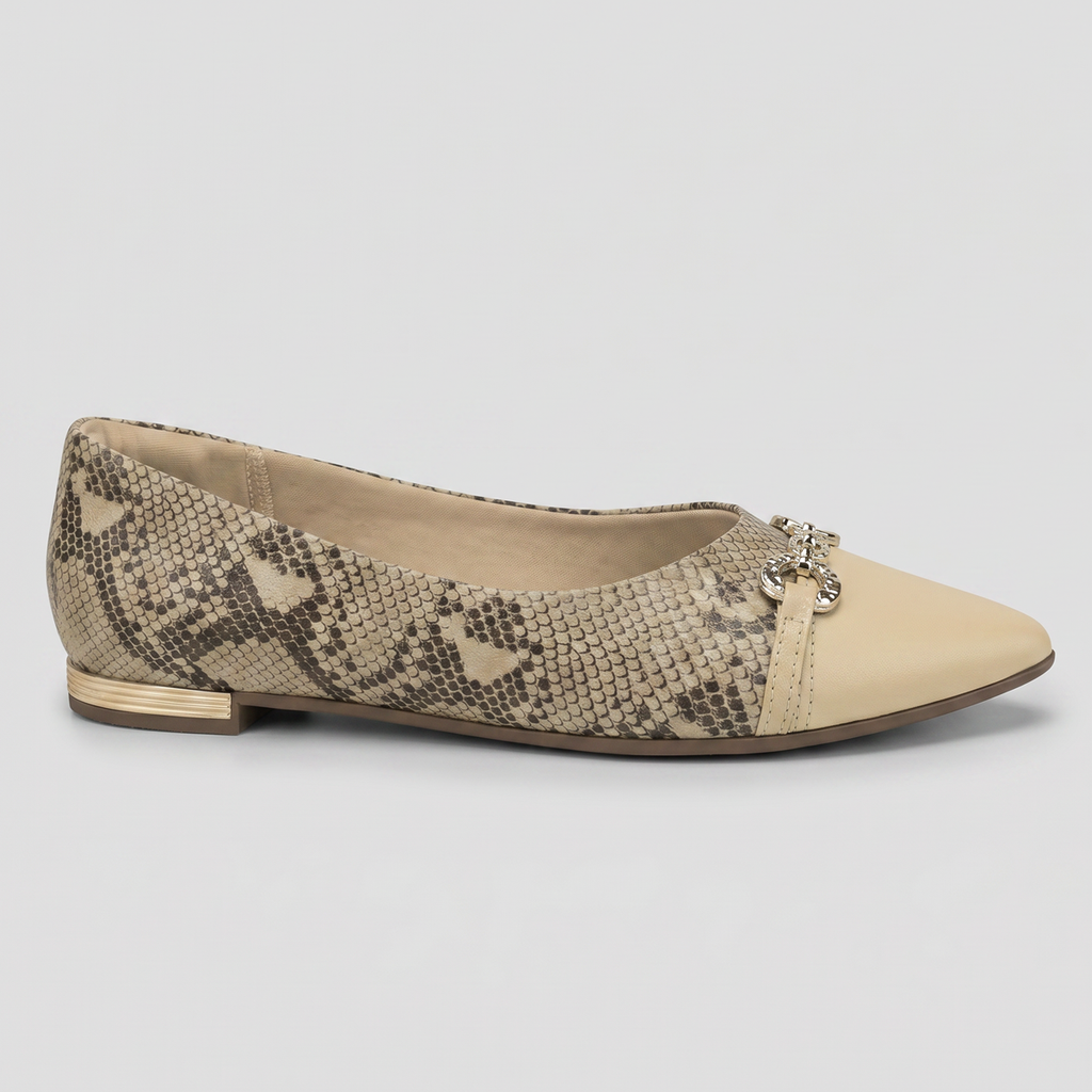 Zapato Mujer Reptil/Beige Ana 02 Piccadilly
