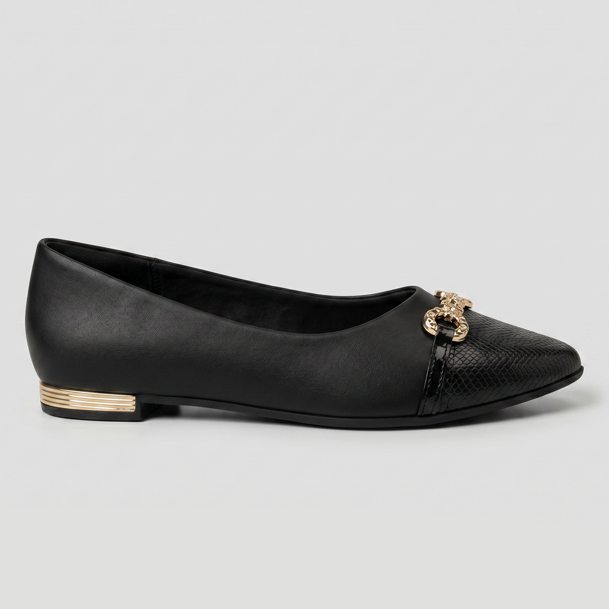 Zapato Mujer Negro/Dorado Ana 02 Piccadilly