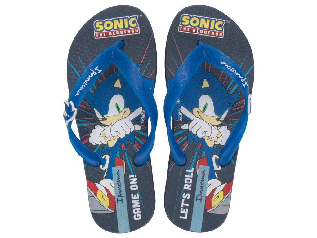 Sandalia Infantil Azul Sonic Lets Ipanema
