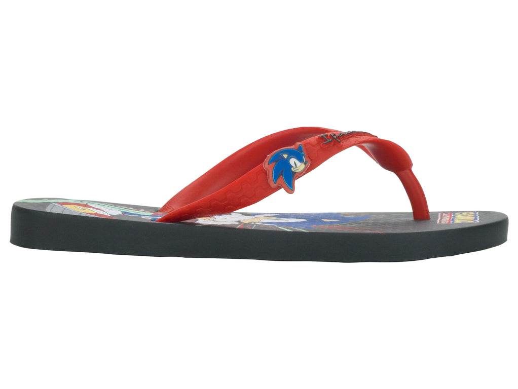 Sandalia Infantil negro/Rojo Sonic Lets Ipanema