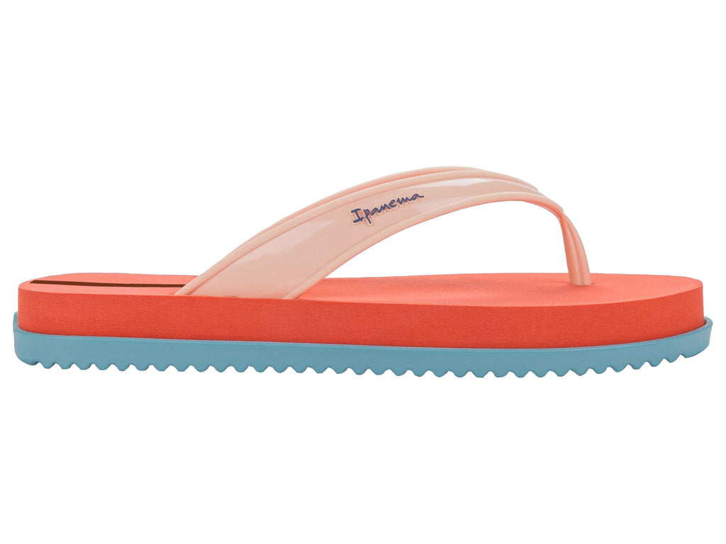 Sandalia Mujer Naranja/Beige Rio Ipanema