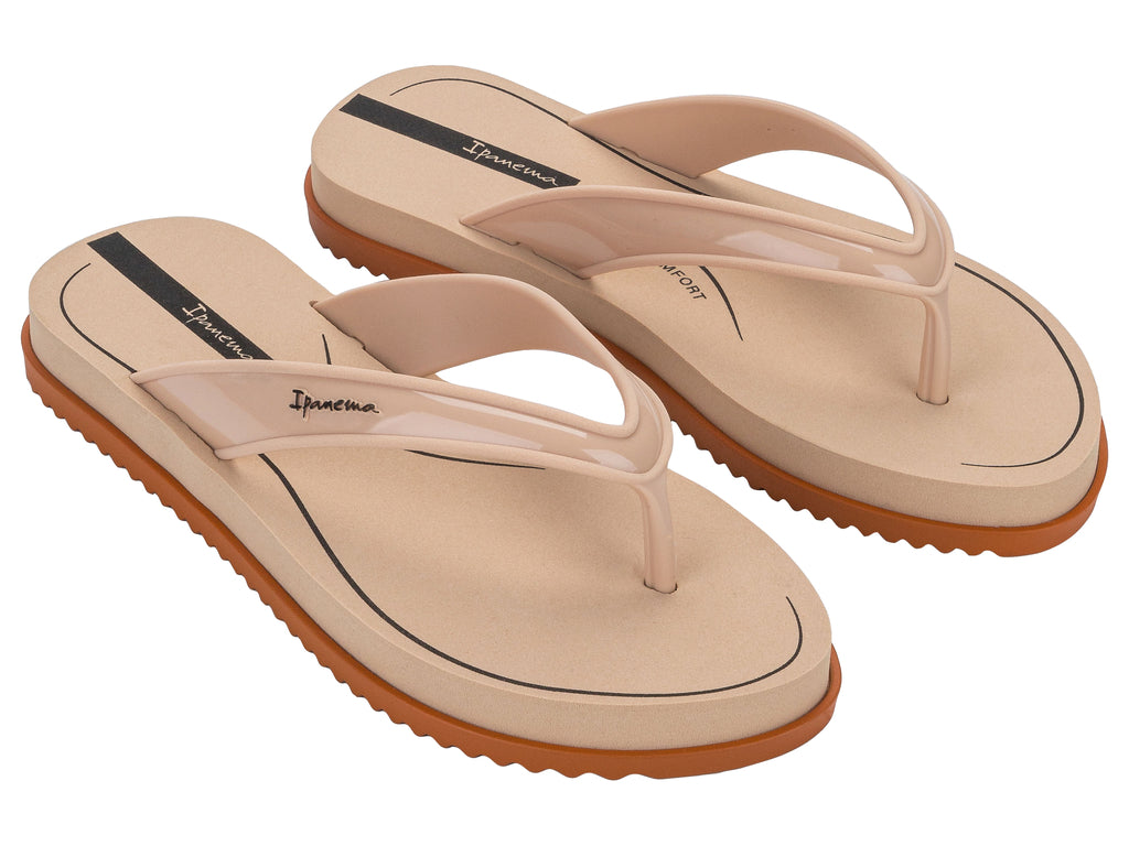 Sandalia Mujer Beige Rio 366 Ipanema
