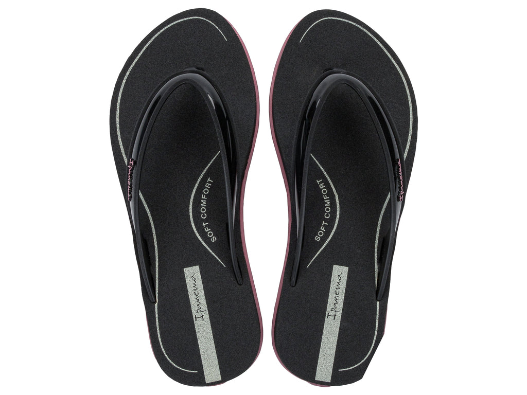 Sandalia Mujer Negro/Lila Rio Ipanema